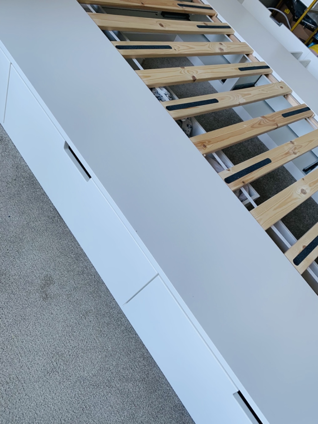 IKEA Nordli Queen Platform Bed Frame with Storage Drawers - photo 4