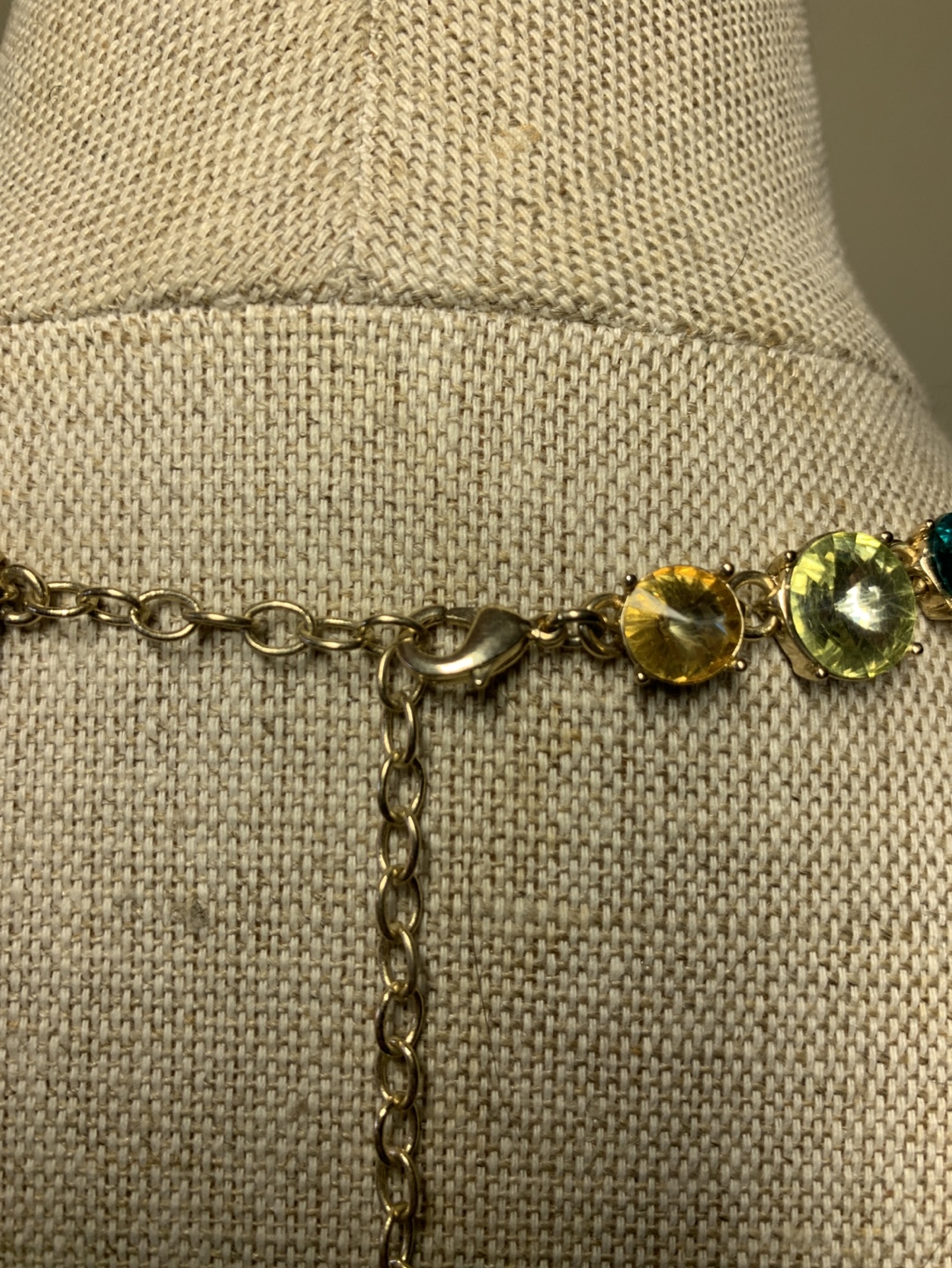 Rainbow Crystal Statement Necklace - photo 4