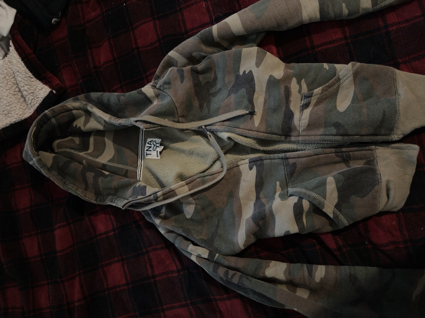 TNA Camo Zip-Up Hoodie