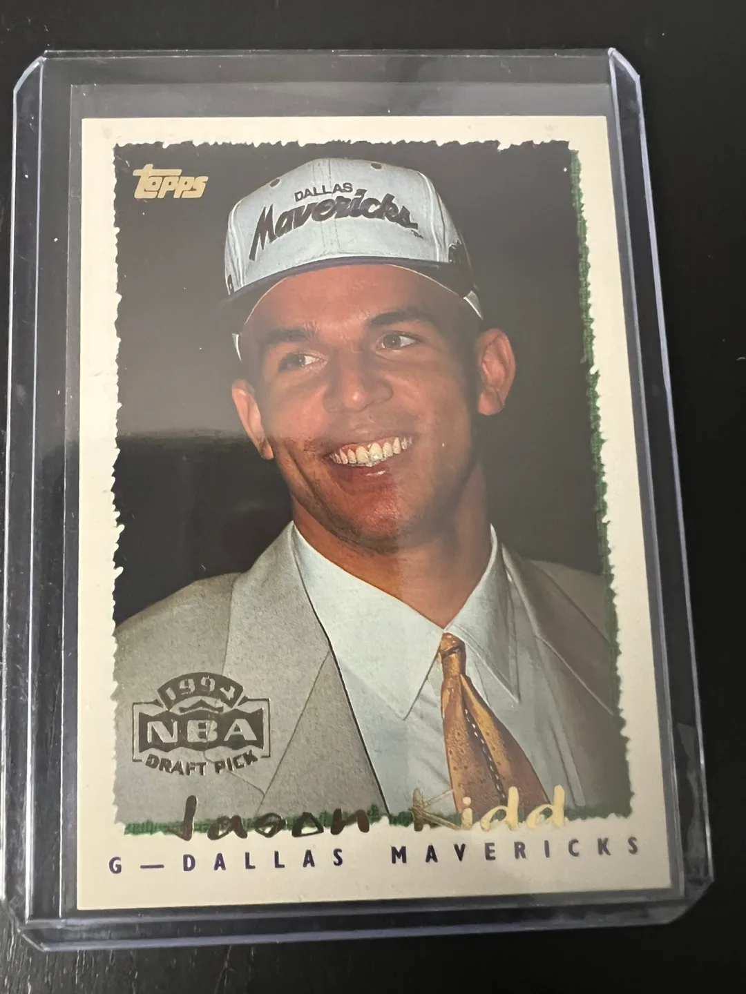 1993 Topps Jason Kidd Rookie Card #87 Dallas Mavericks image indicator(3)