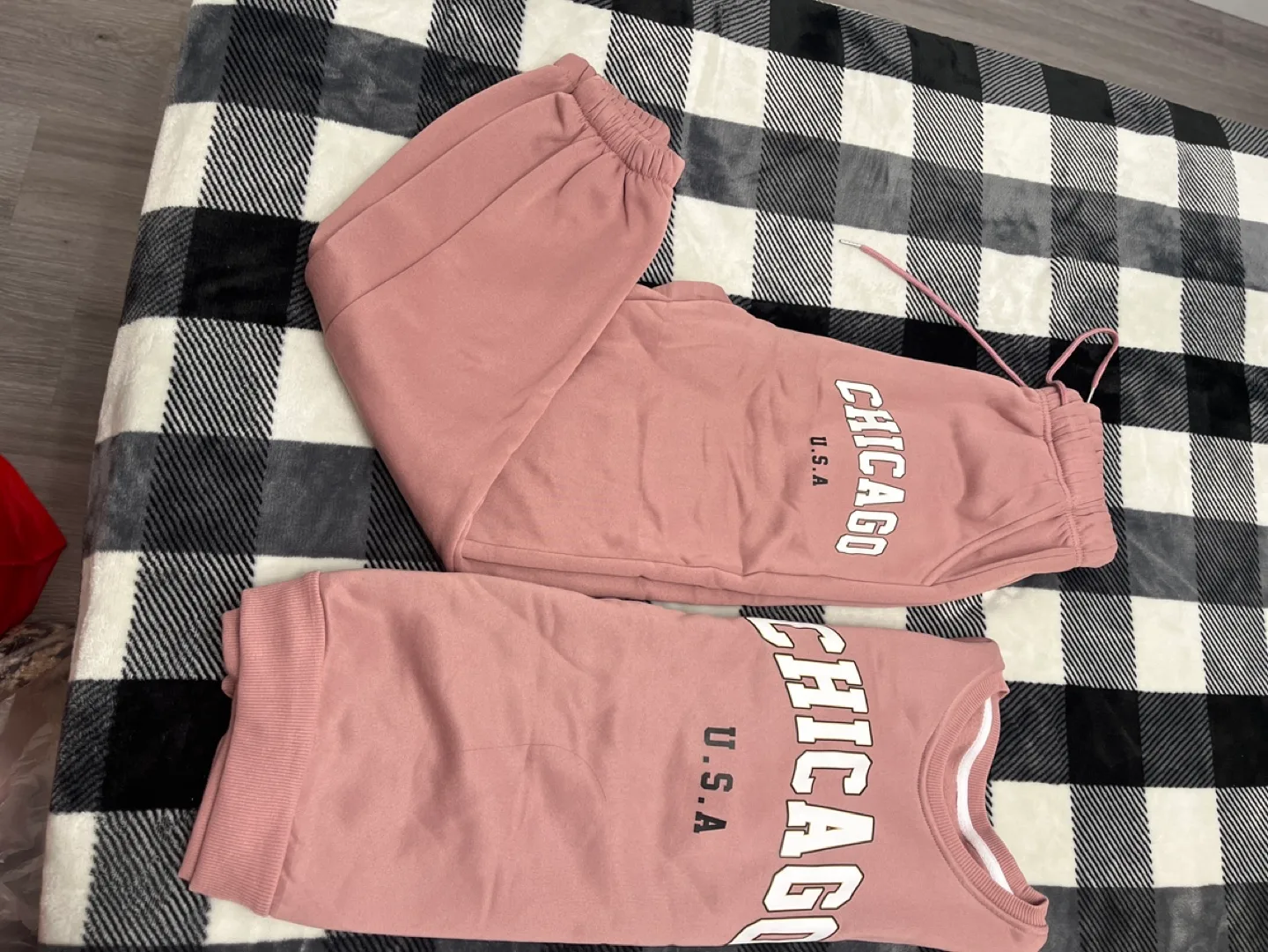 Dusty Rose Chicago Crewneck and Joggers Set image indicator(2)