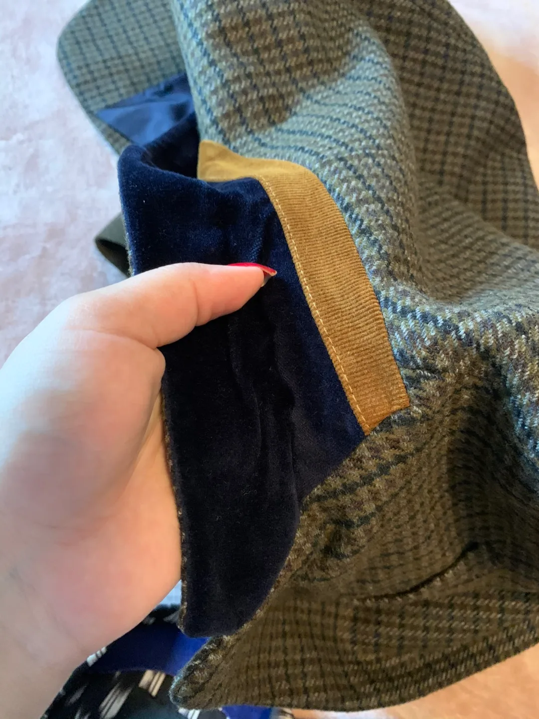 Zara Basic Houndstooth Blazer image indicator(2)