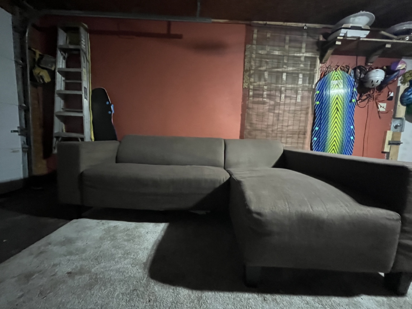 Brown Sectional Sofa - photo 2