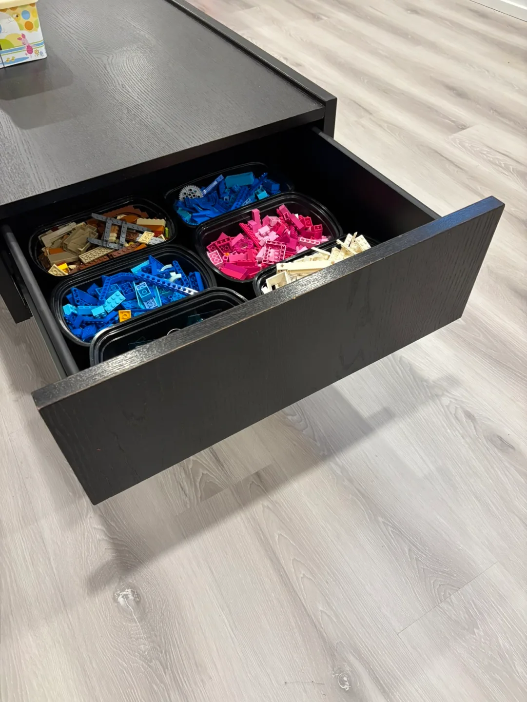 Black Coffee Table with Storage Drawers image indicator(2)