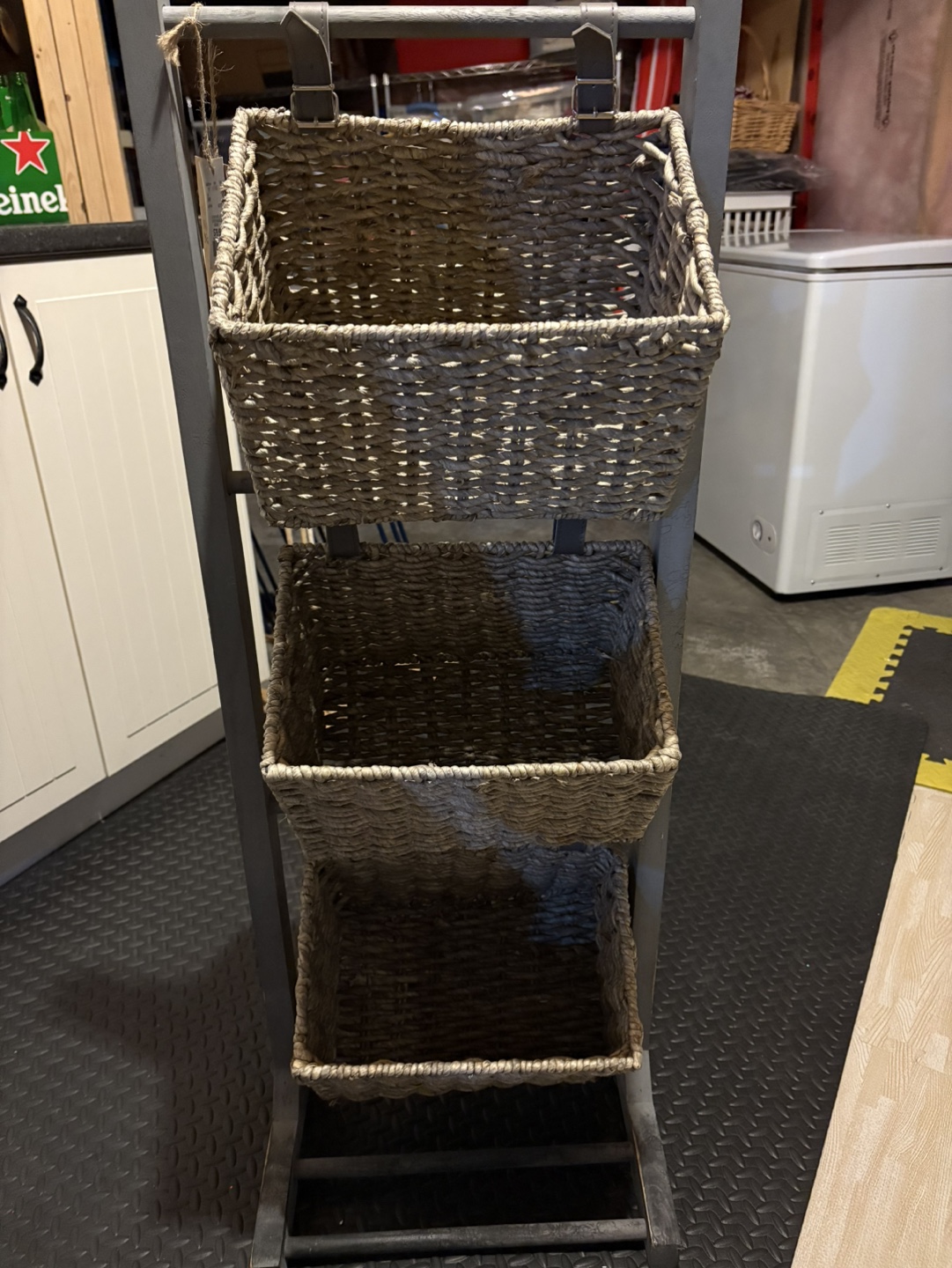 Three-Tiered Basket Organizer