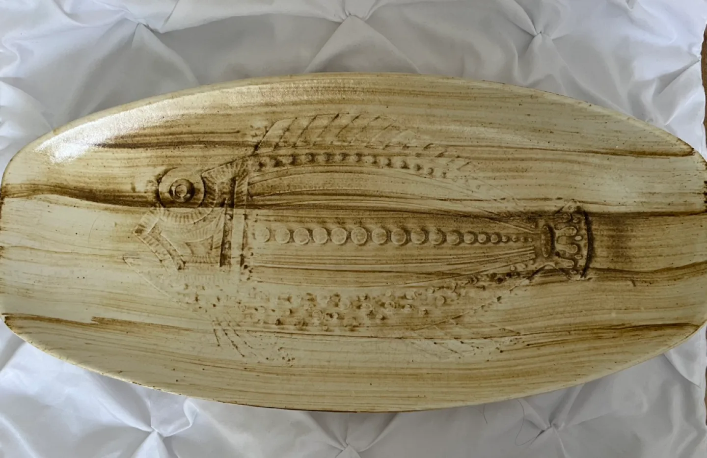 Vintage Modern Fish-Shaped Serving Platter and Plates image indicator(3)