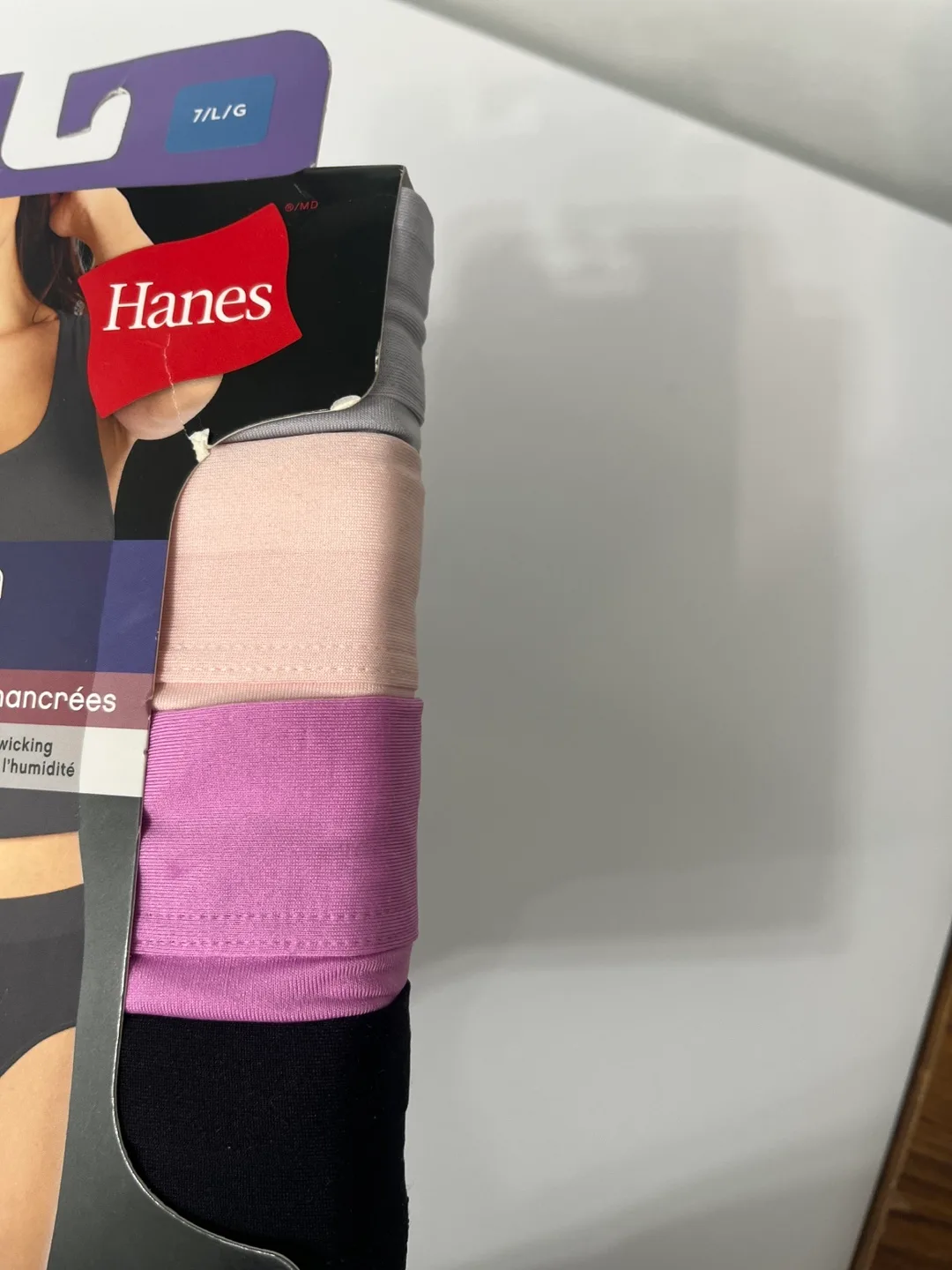 Hanes Women's Smooth Hi-Cut Underwear 4-Pack - Size 7/L/G image indicator(4)