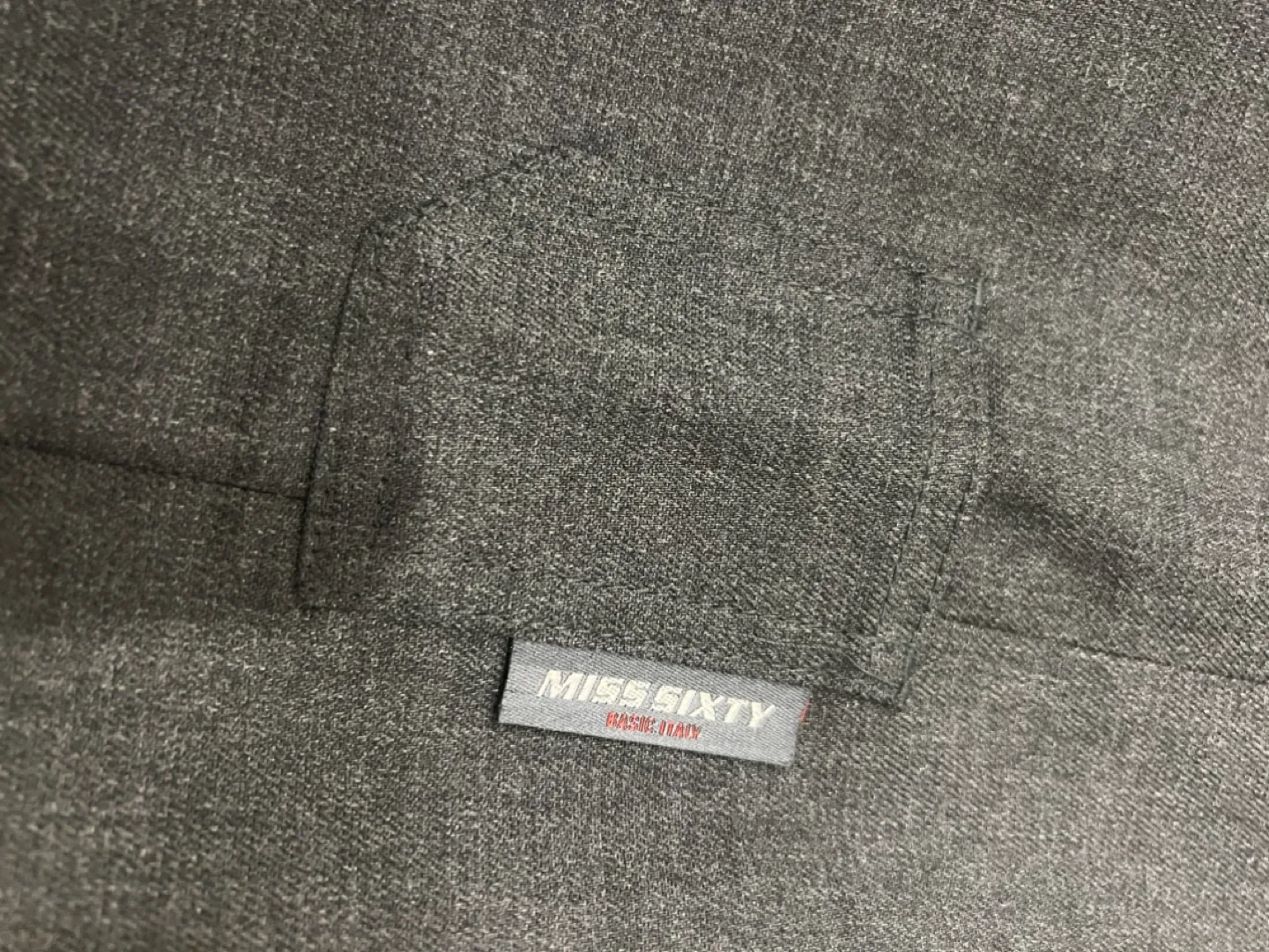 Miss Sixty charcoal grey pencil skirt image indicator(2)