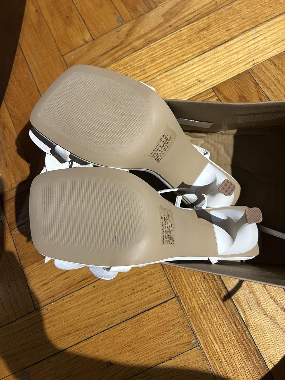 Steve Madden Women's White Floral Heels Size 9 - photo 2