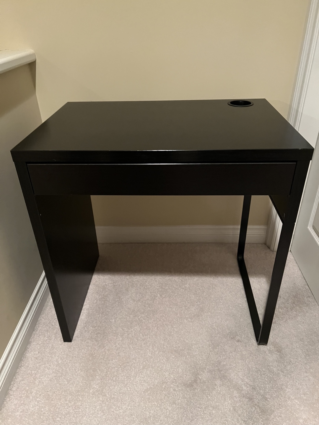Pair of IKEA MICKE Black Desk Tables - $90 for two - photo 2