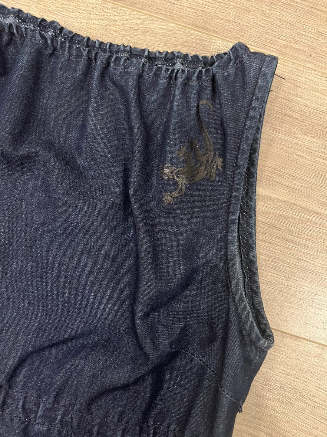 Miss Sixty Denim Maxi Dress Sz Small image indicator(3)