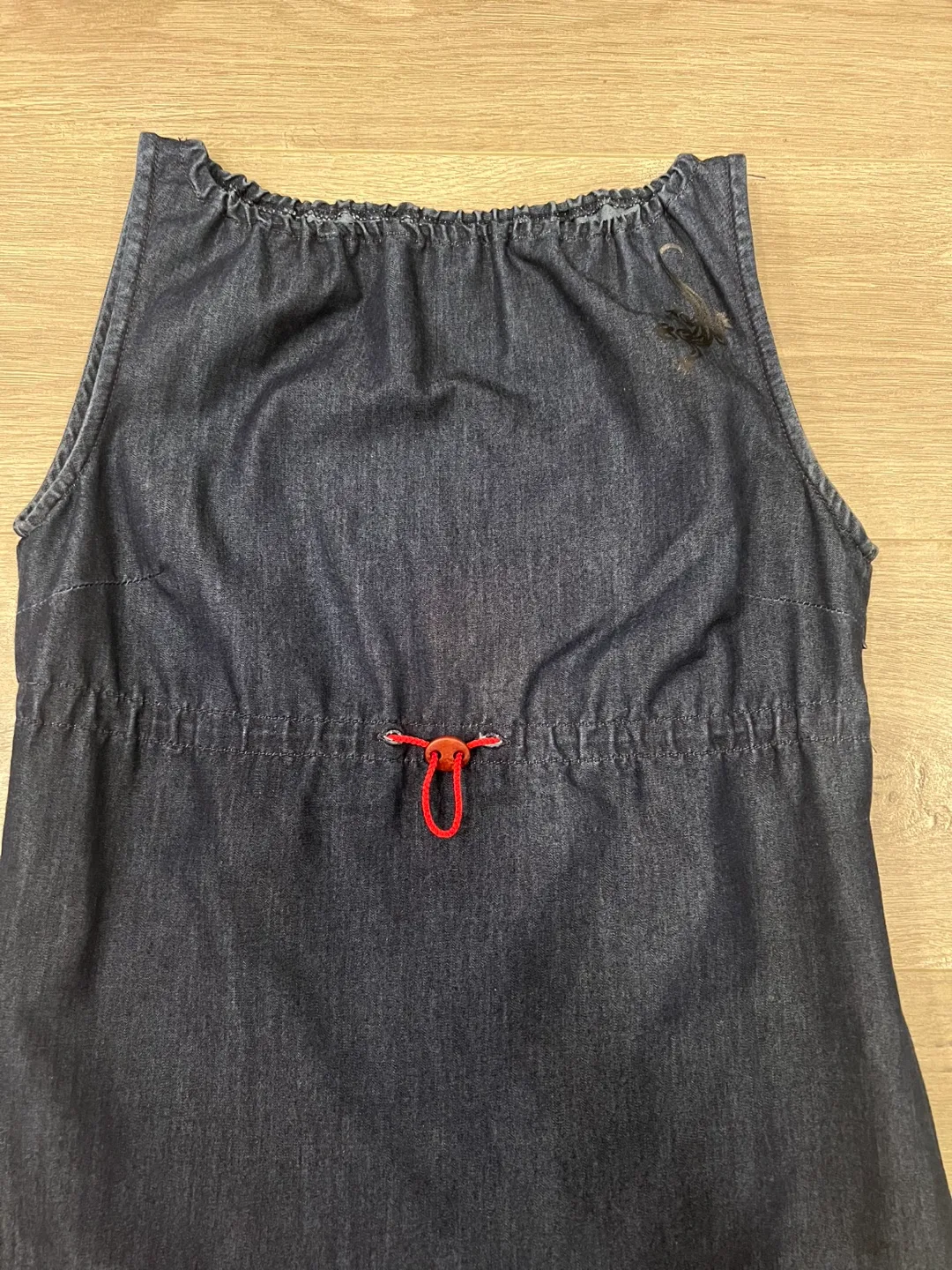 Miss Sixty Denim Maxi Dress Sz Small image indicator(2)