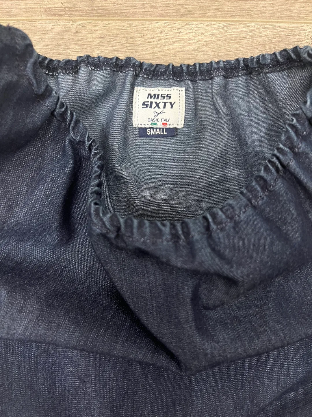 Miss Sixty Denim Maxi Dress Sz Small image indicator(4)