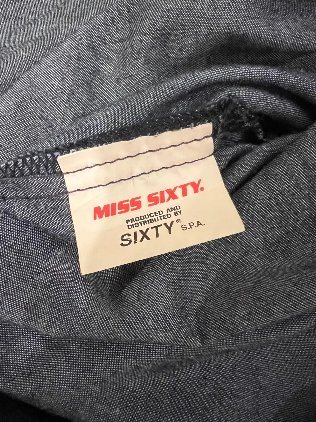 Miss Sixty Denim Maxi Dress Sz Small image indicator(9)