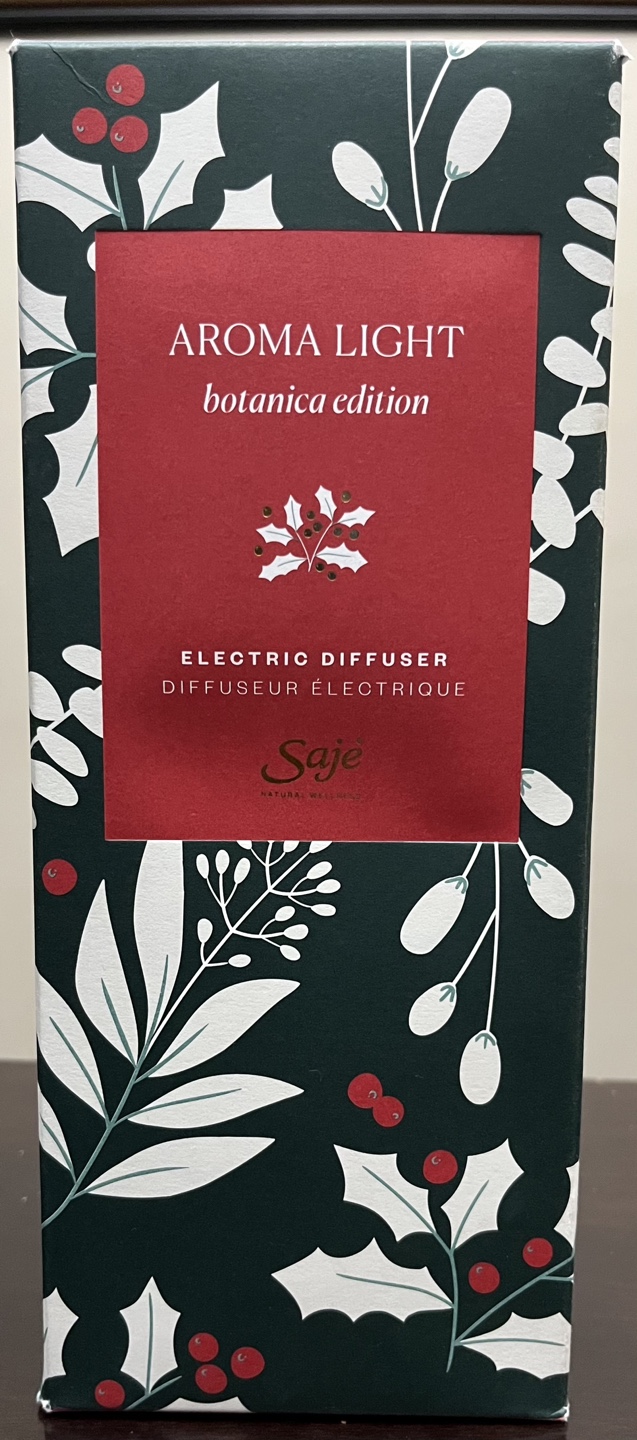 Saje Aroma Light Botanica Edition Electric Diffuser