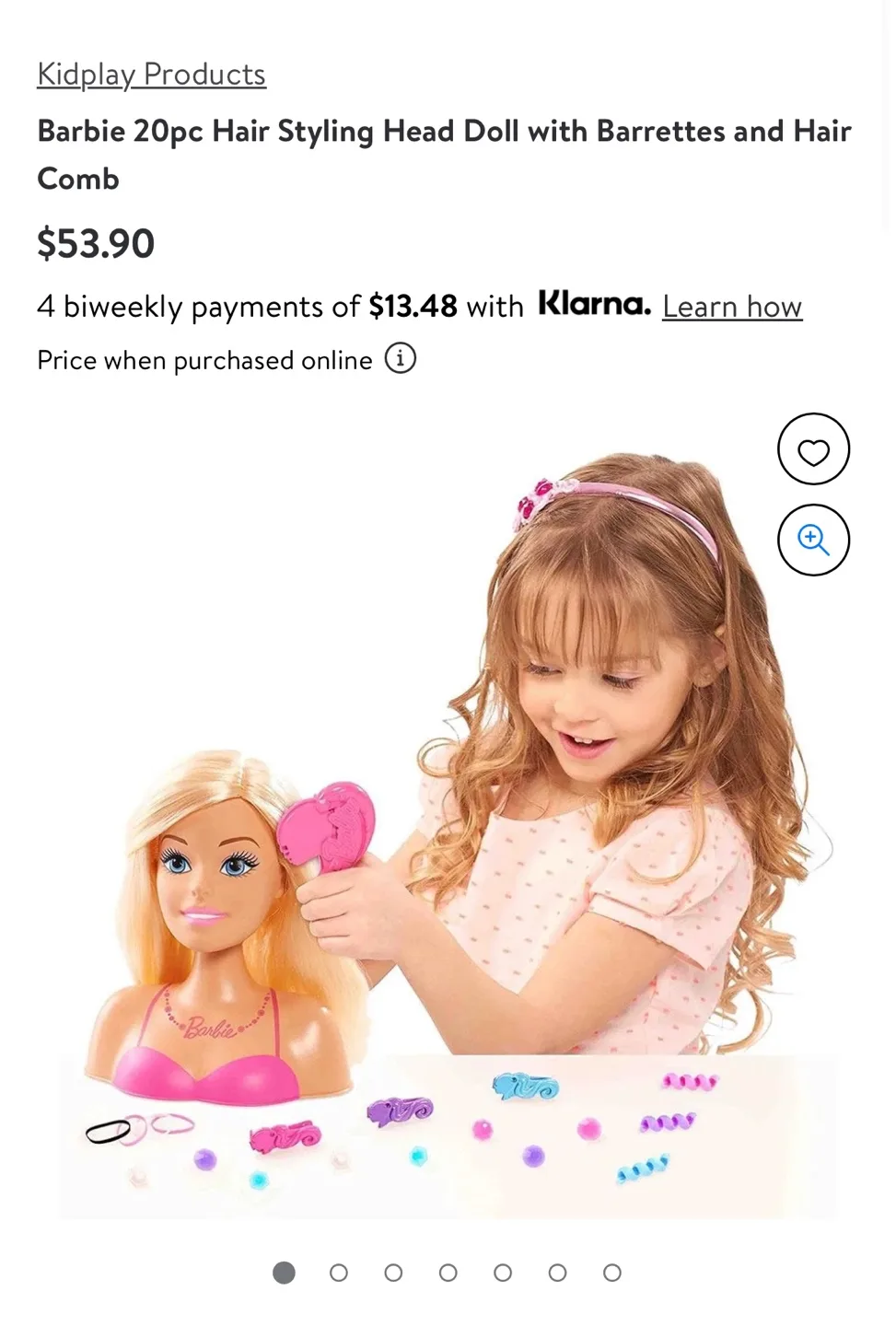 Barbie Fashionistas Styling Head Doll with Accessories image indicator(5)