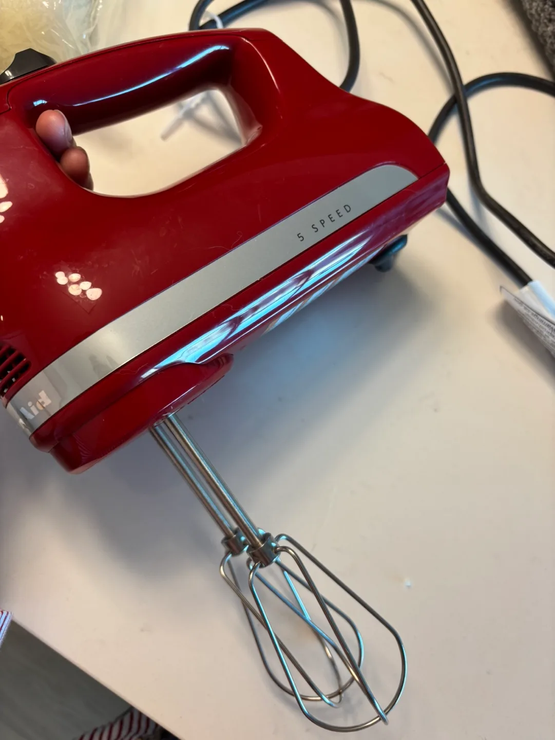 KitchenAid 5-Speed Hand Mixer - Red image indicator(3)
