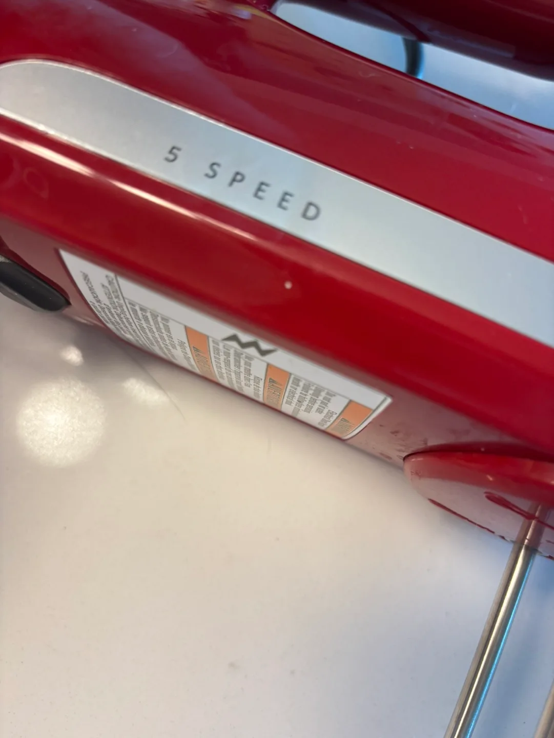 KitchenAid 5-Speed Hand Mixer - Red image indicator(4)