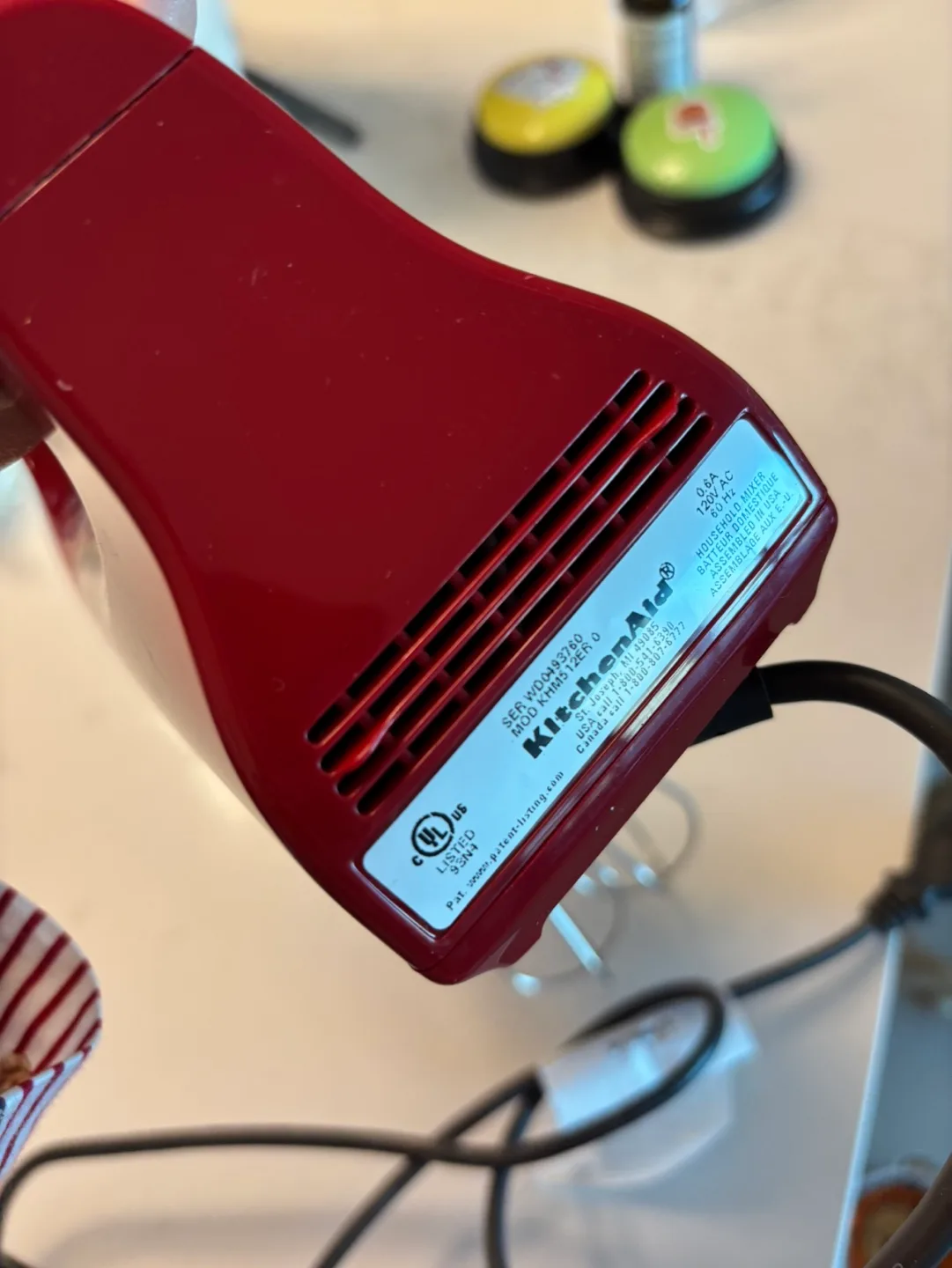 KitchenAid 5-Speed Hand Mixer - Red image indicator(5)