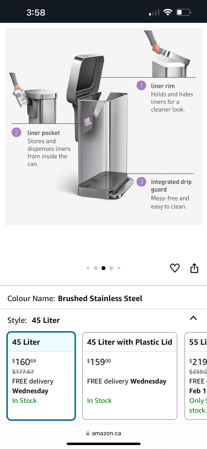 Simplehuman Step Can - photo 2