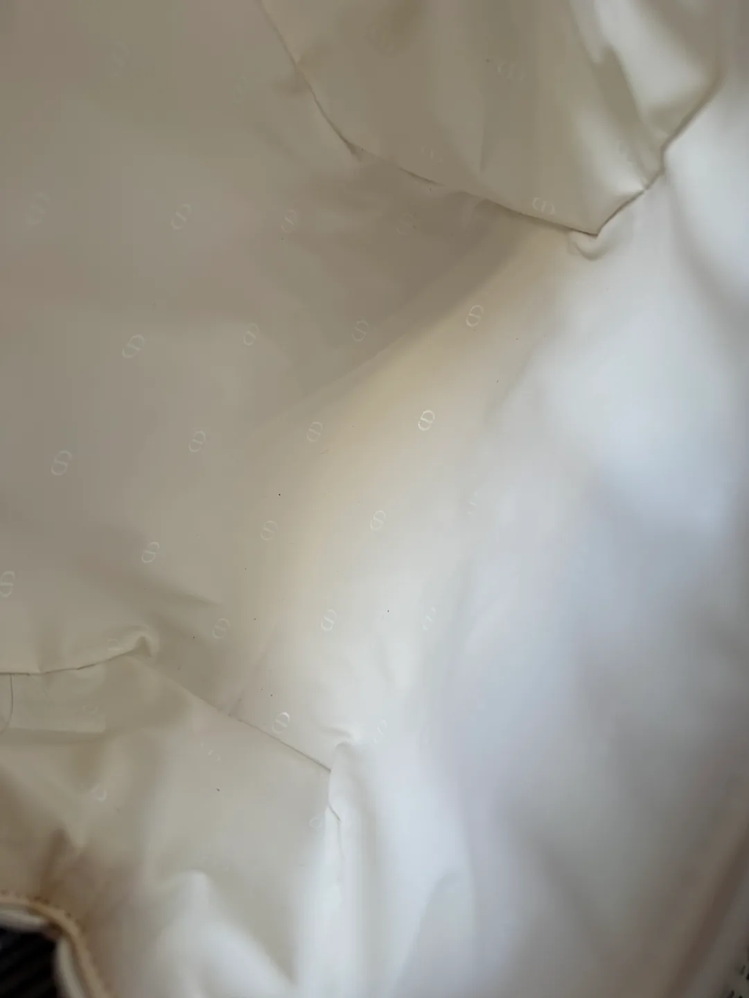 Dior Off-White Cosmetic Pouch with Dior Bag image indicator(3)