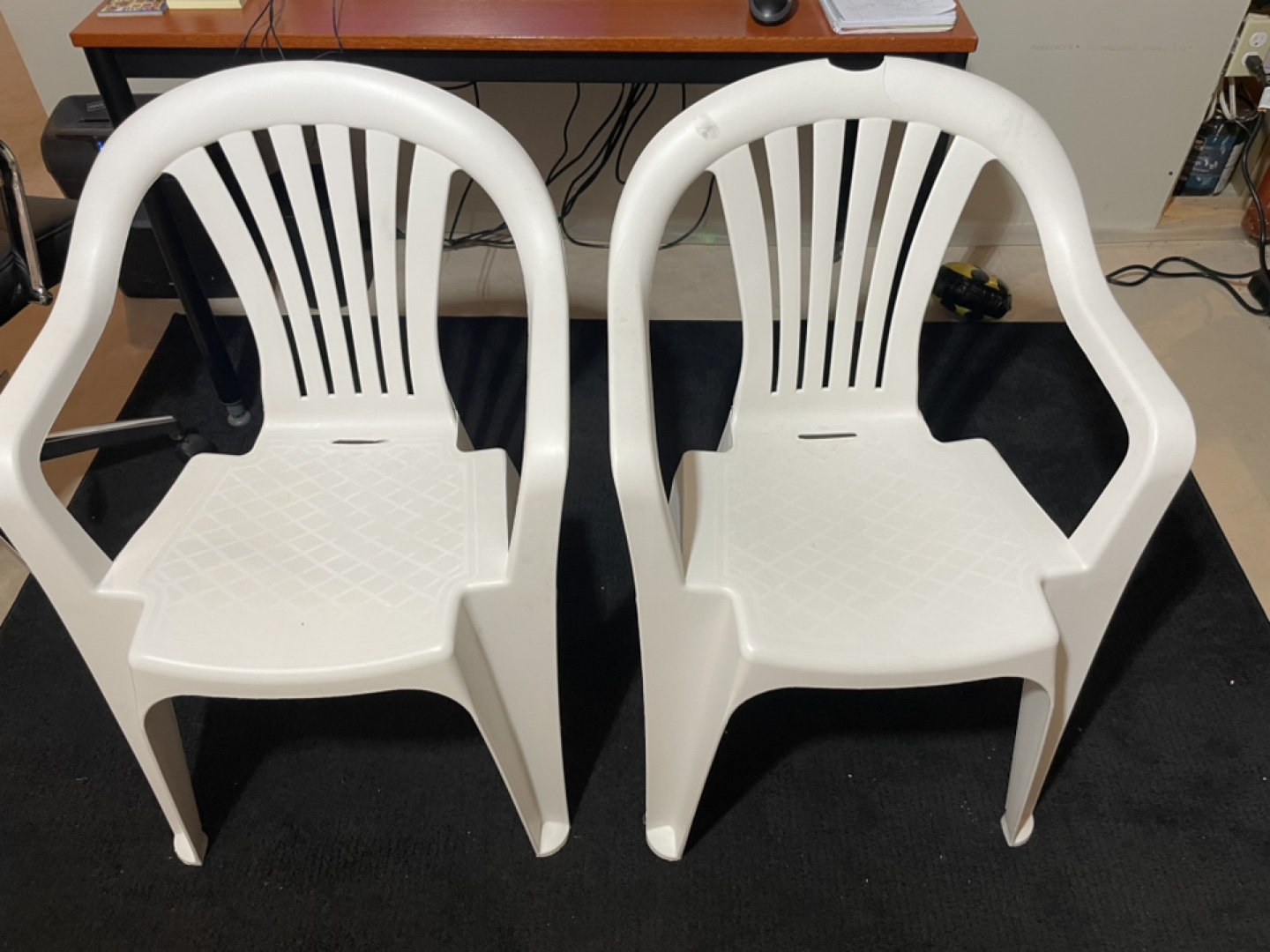 Free plastic chairs