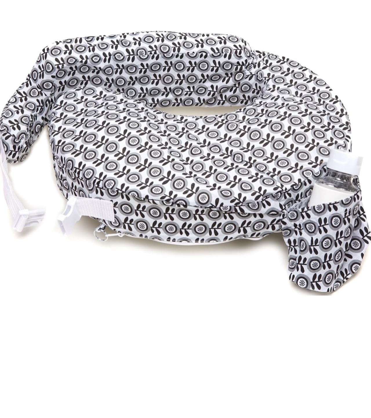 My Brest Friend Nursing Pillow - Grey Floral - photo 3