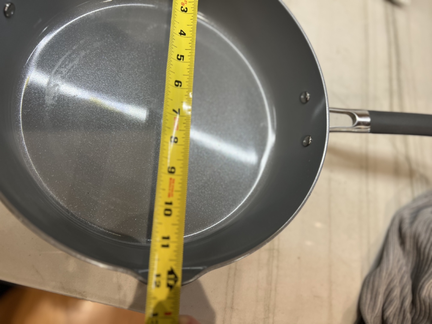 12 inch Ceramic Nonstick Skillet with Lid - photo 4