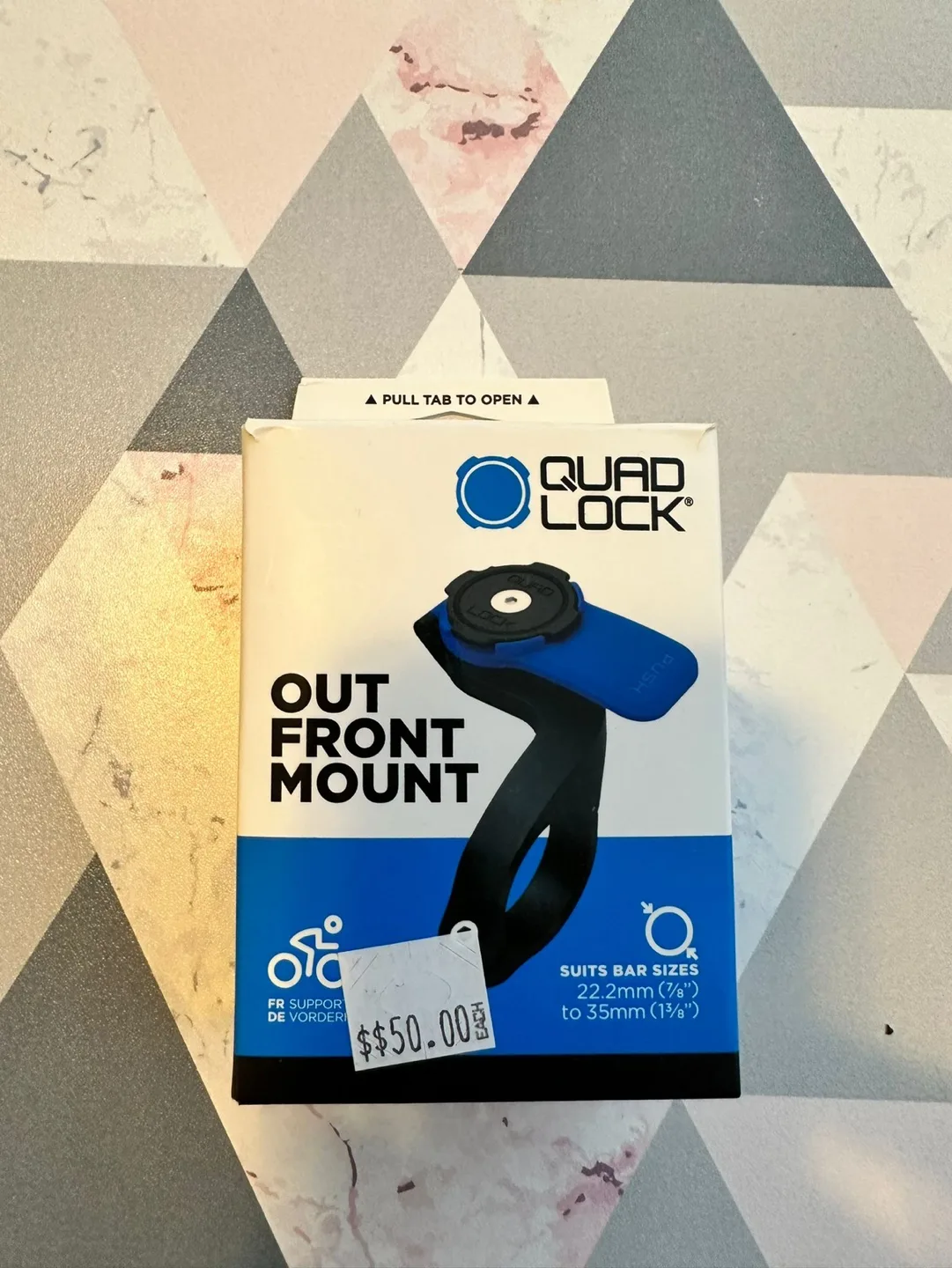 Quad Lock Out Front Mount for Bike thumbnail