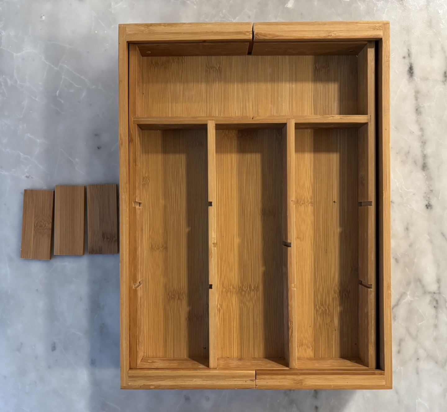 Bamboo Drawer Organizer with Dividers(expandable)