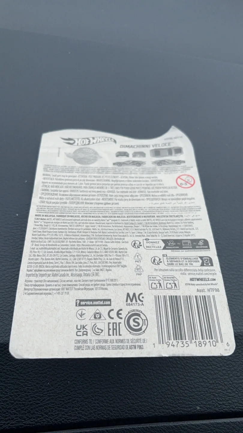 Hot Wheels Meijer Exclusive (USA ONLY)Dimachinni Veloce image indicator(2)