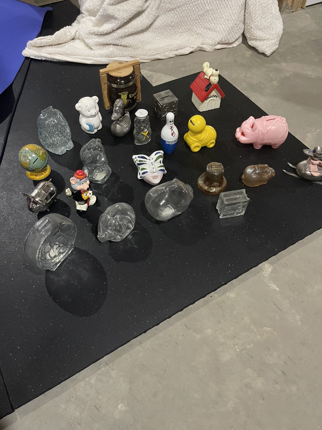 Collection of over (20) Vintage Piggy Banks