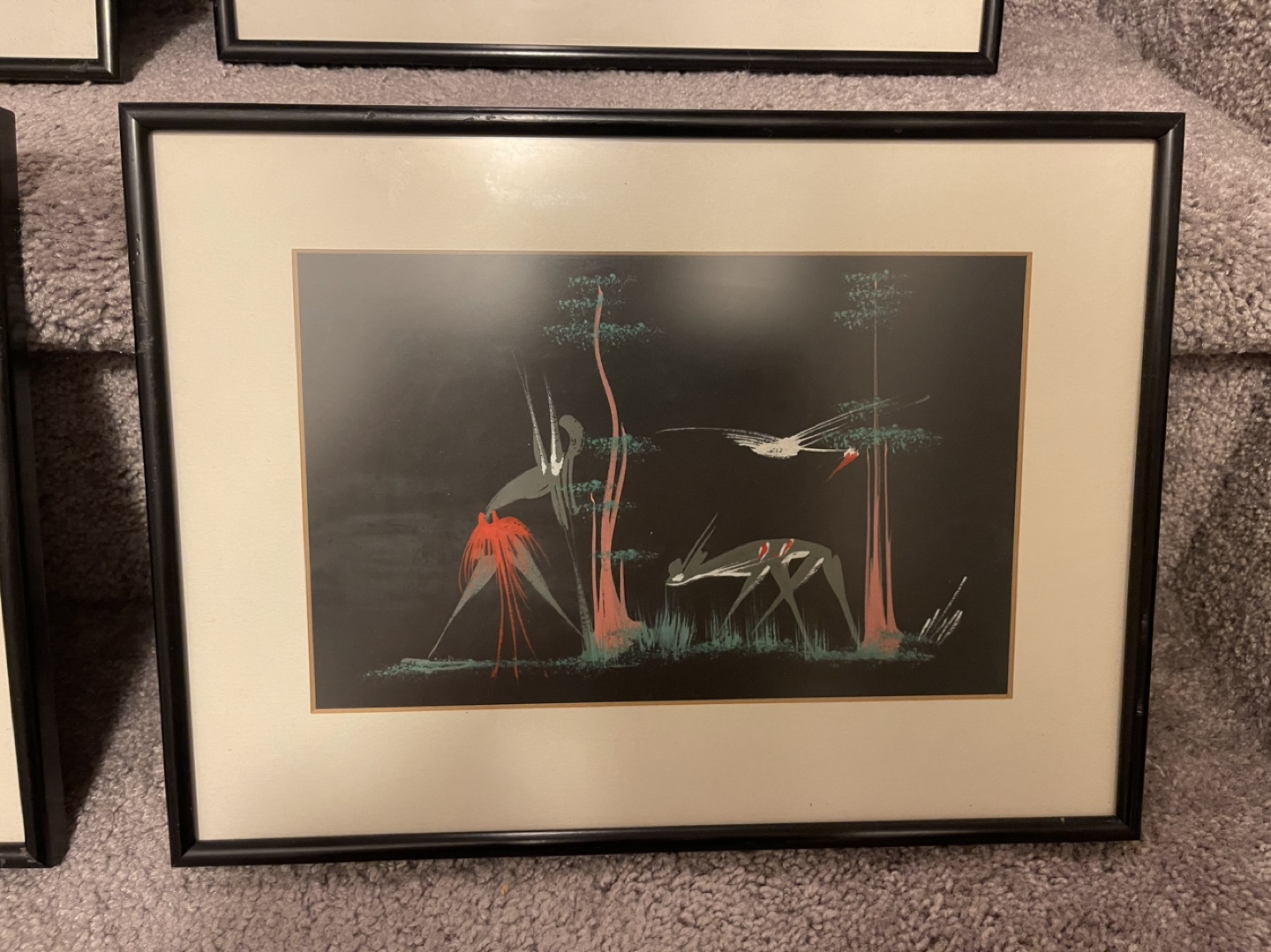 Set of Four Framed African-Inspired Prints - photo 3