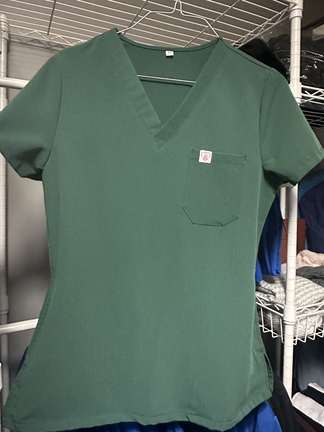 Women's Scrubs Set - Size CSmall - Dark Green - photo 3