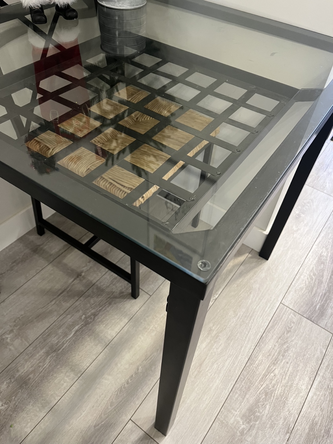 Glass-top Dining Table Set with Two Chairs - photo 2