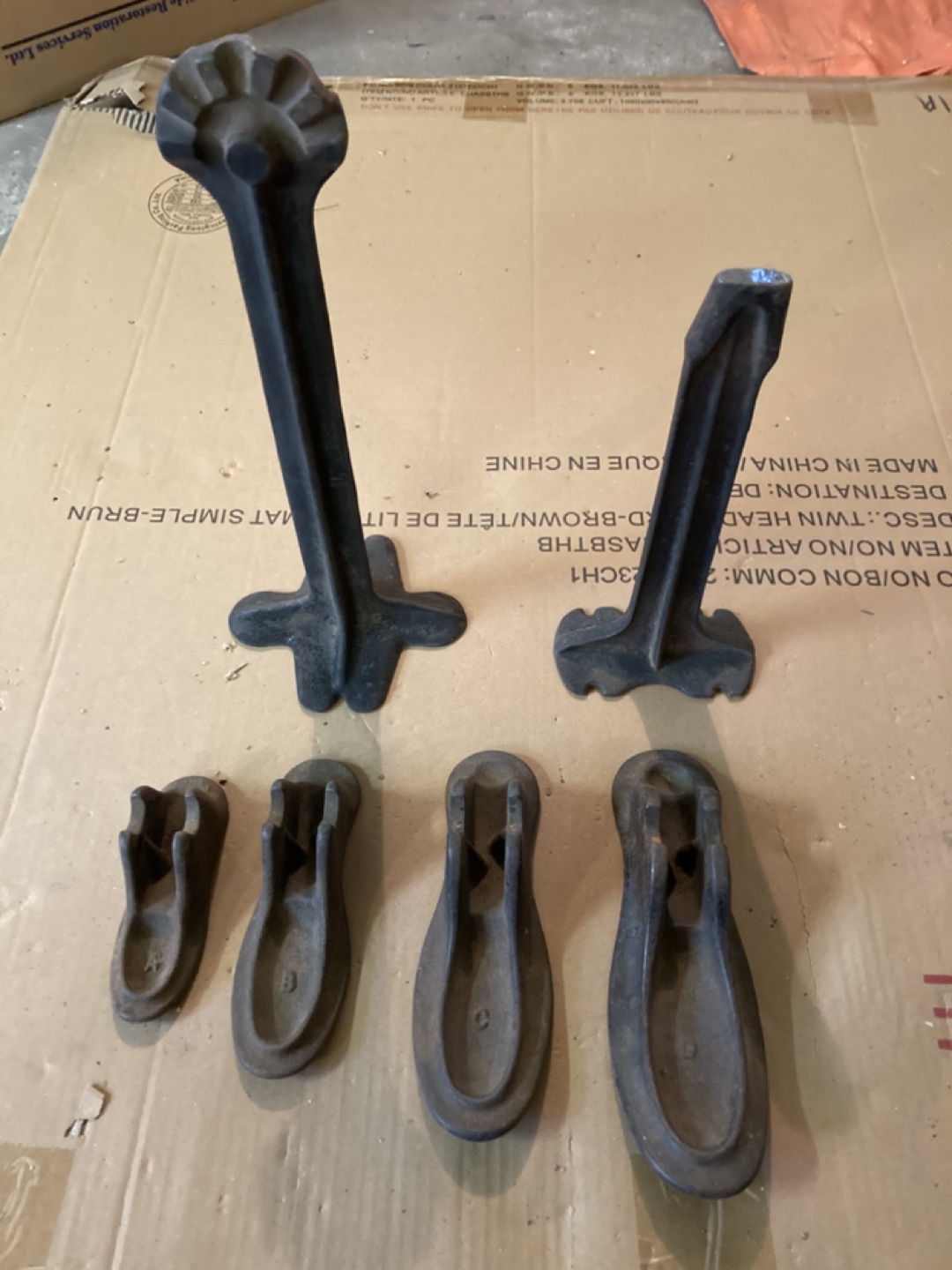 Antique Shoemaker's Lasts and Stands
