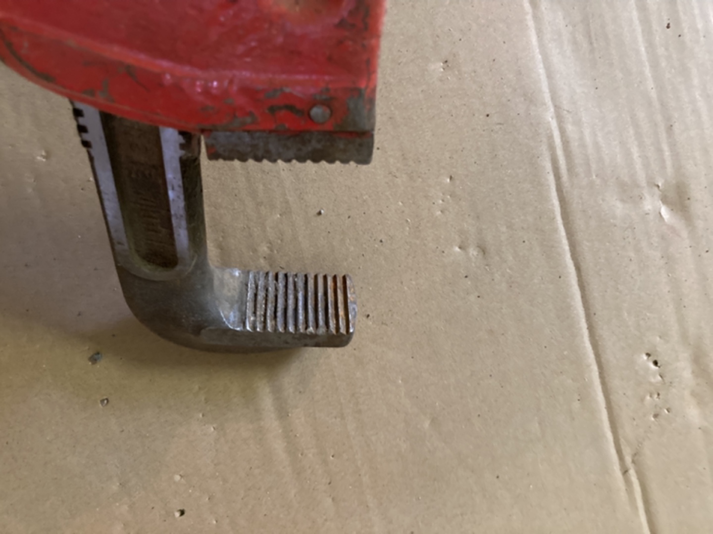Vintage Red Pipe Wrench - photo 2