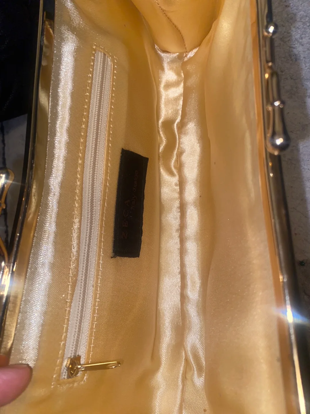 ZECA sparkly clutch purse image indicator(3)