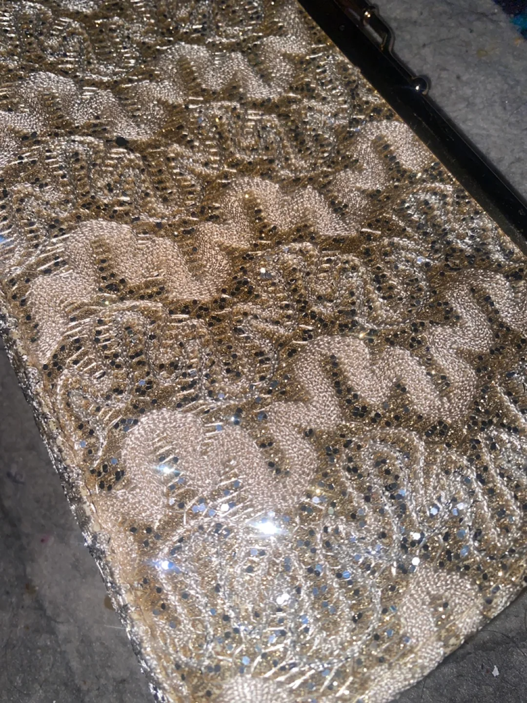 ZECA sparkly clutch purse image indicator(2)