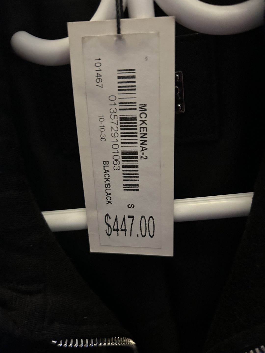 DANIER Black Leather Jacket with Detachable Hoodie - Size Small - photo 2