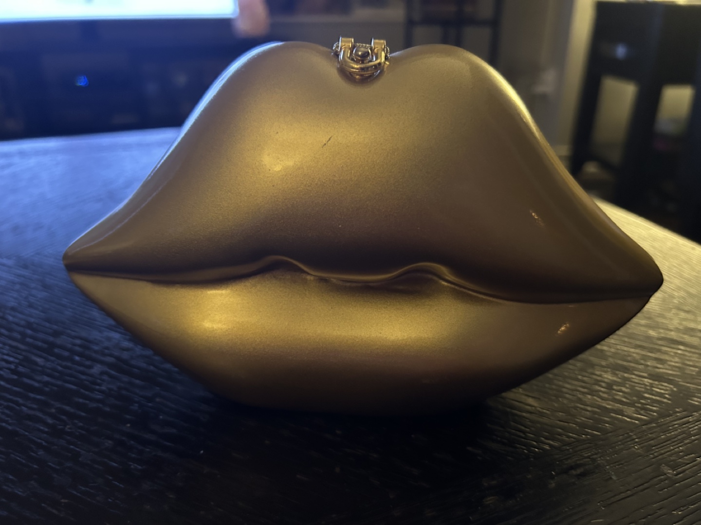 Timmy Woods Lip-Shaped Clutch