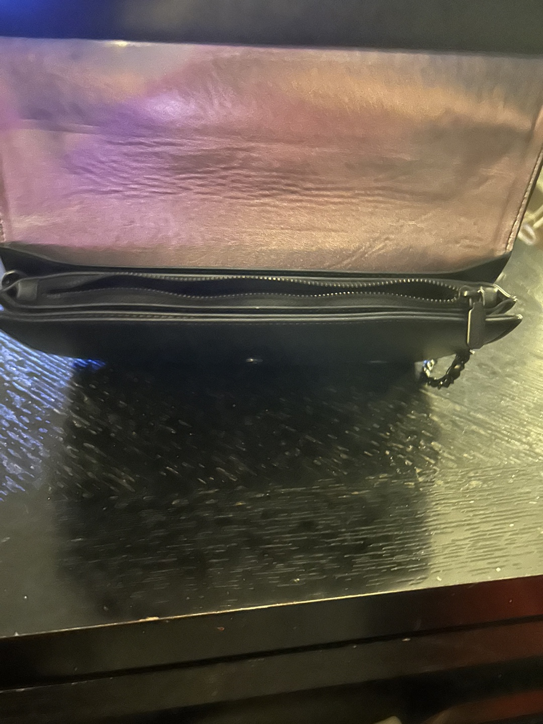 Pixie Mood Black Chain Crossbody Envelope Clutch - photo 4