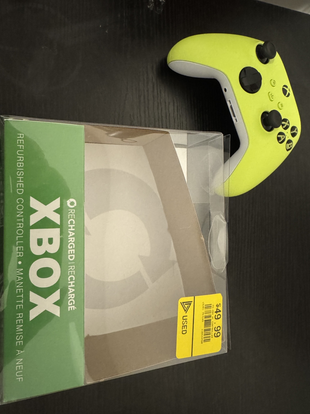 Refurbished Xbox Controller - Lime Green