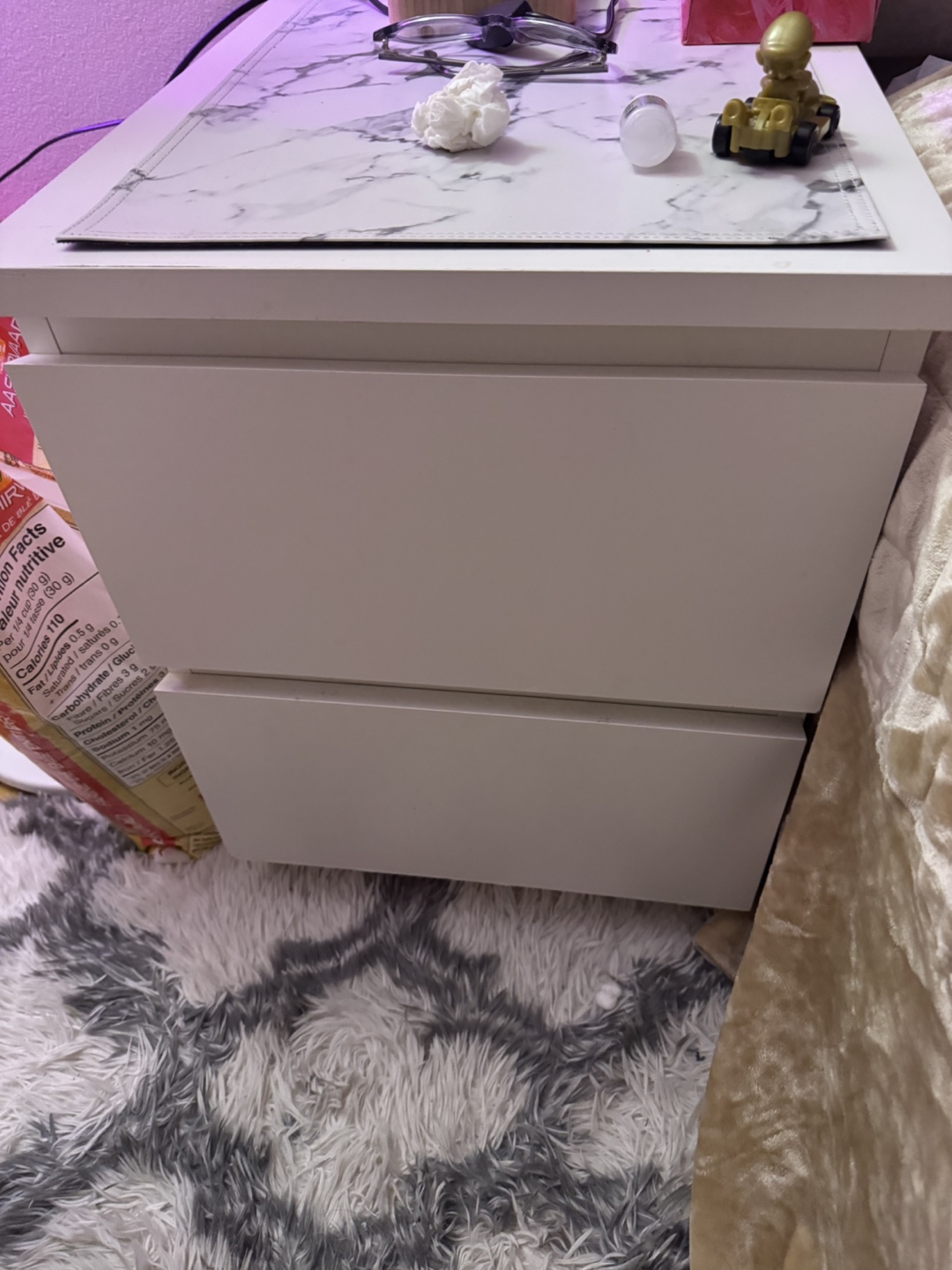 IKEA MALM Two-Drawer Nightstand - photo 2