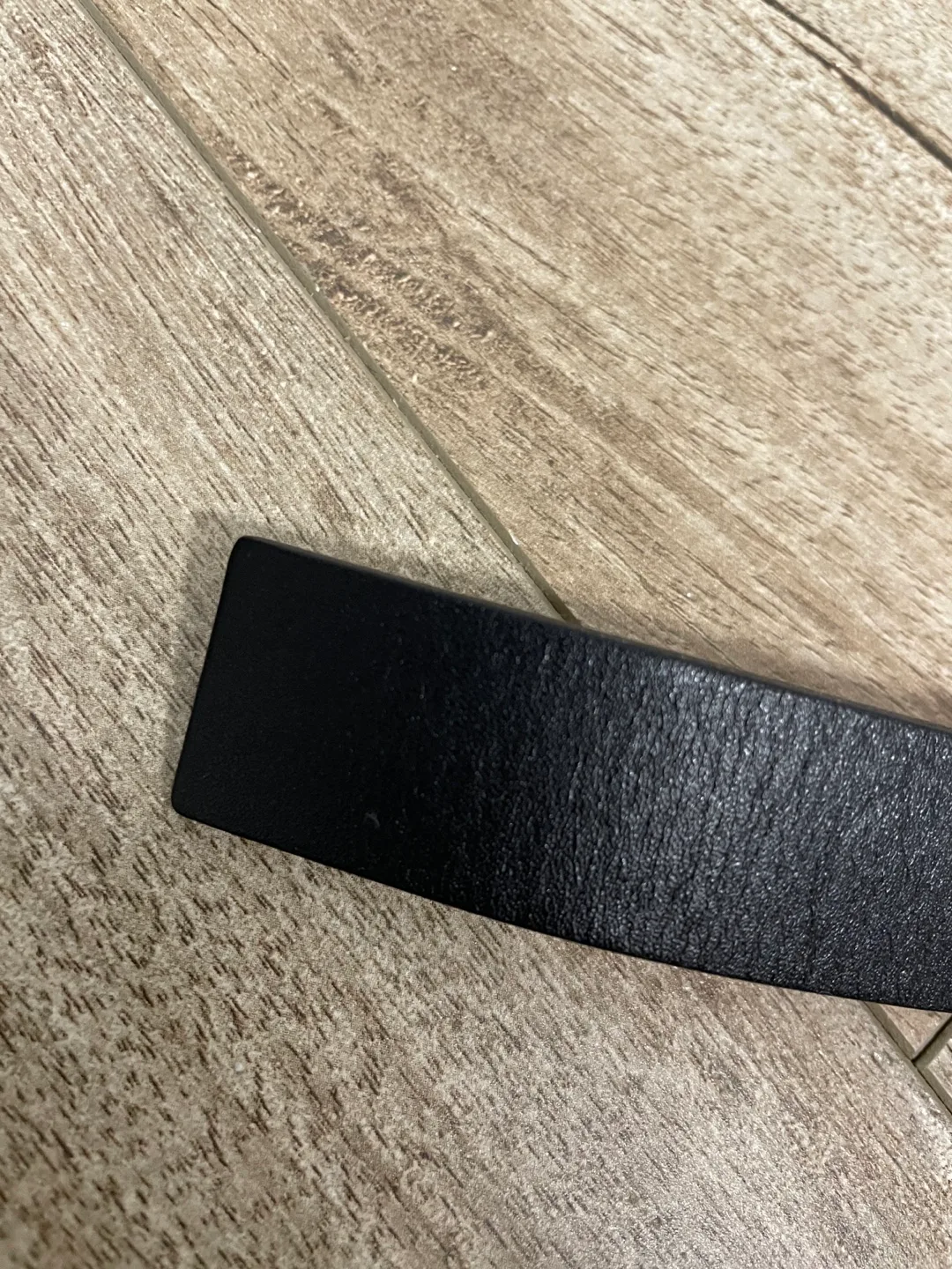 BRAND NEW 🥕 Uniqlo Women Black Leather Belt with Silver Buckle image indicator(3)