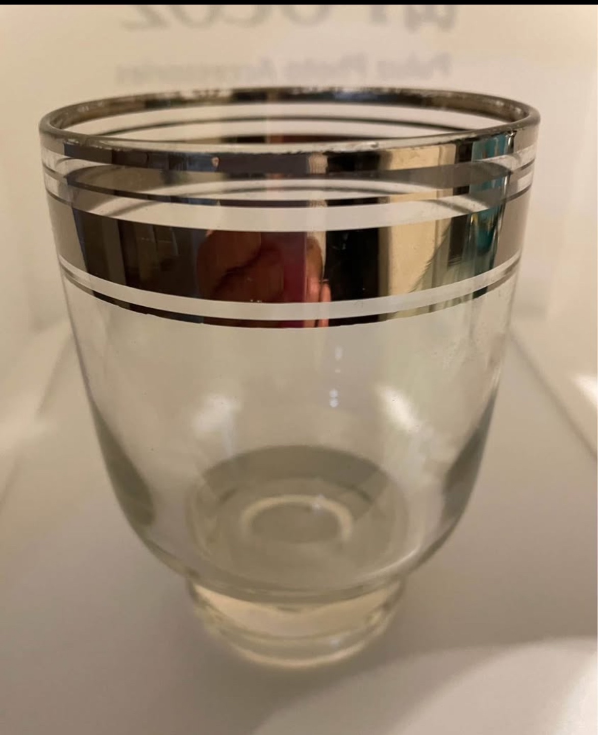 Vintage Mid-Century Modern Glass Tumblers with Wooden Carrier - photo 2