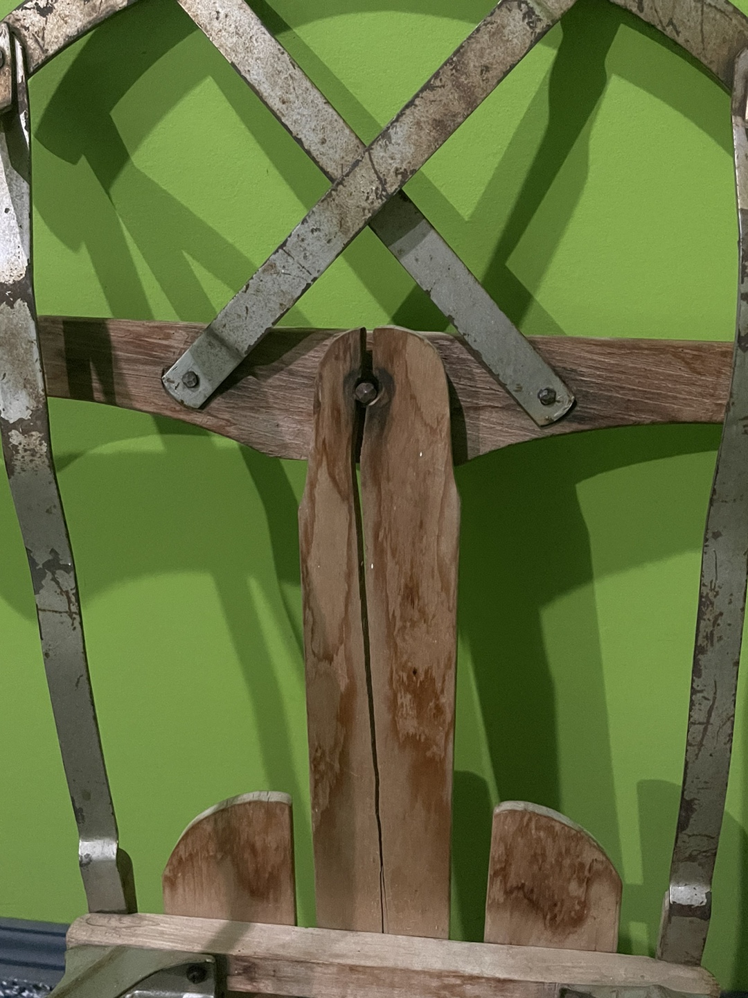 Vintage Wooden Sled - photo 4