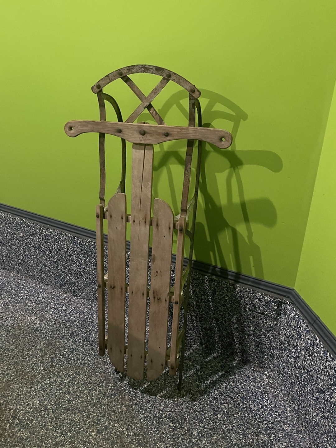 Vintage Wooden Sled
