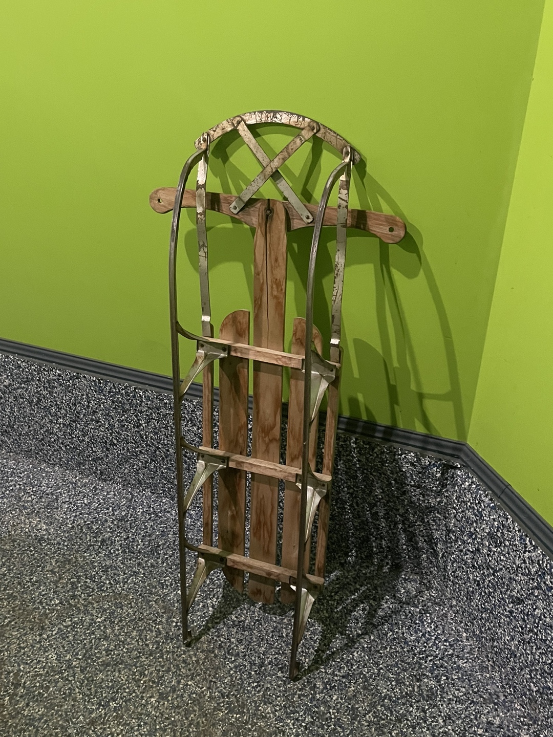 Vintage Wooden Sled - photo 2