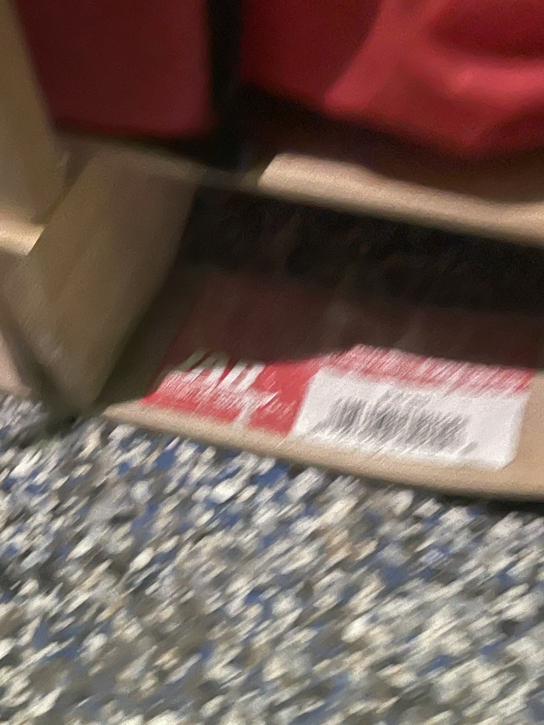 Wooden Sled with Red Padded Seat - photo 3